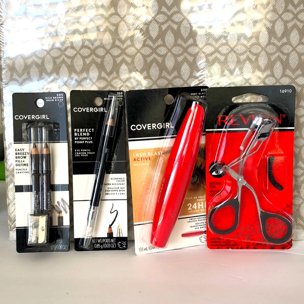 Covergirl bundle and Revlon eyelash curler.